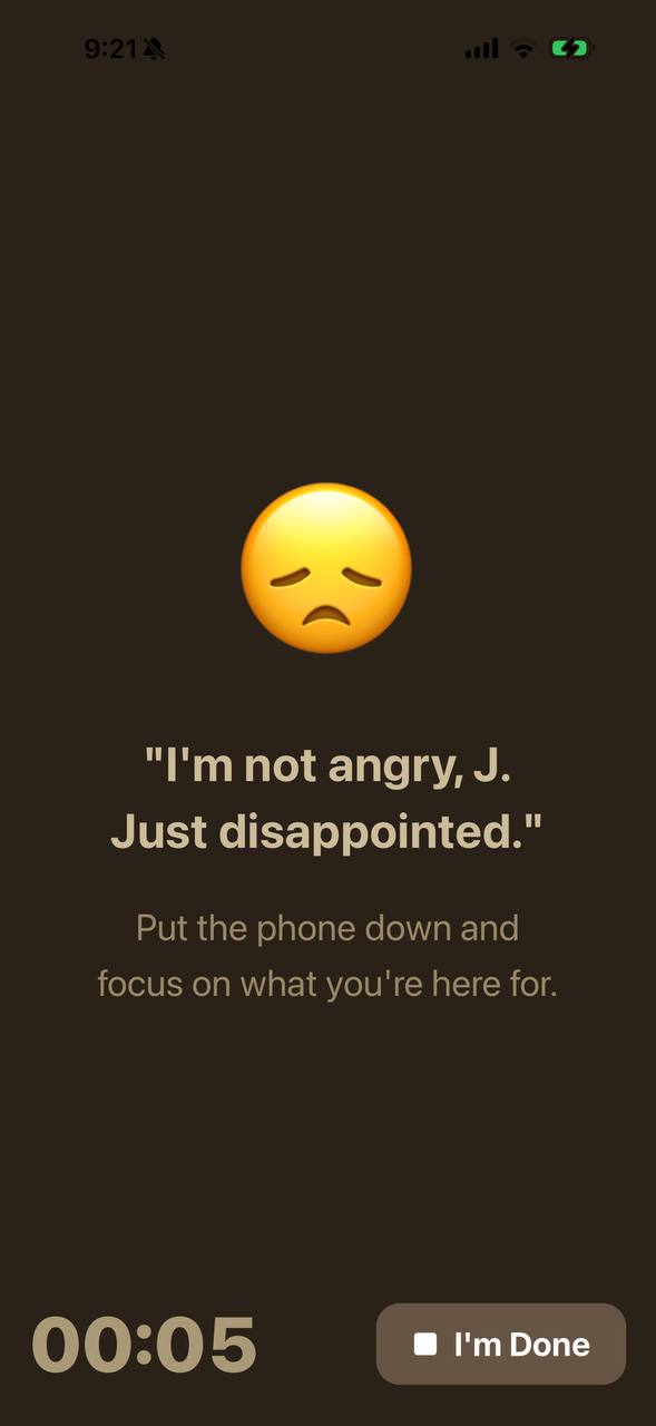 LogOut: Disappointed Parent Deterrent